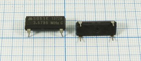 Кварцевый генератор 3579,545, FULL, 5В, SG-51K-C, T/CM