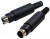 1-410, разъем mini DIN 4 контакта (s-vhs) штекер пластик на кабель