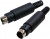 1-410, разъем mini DIN 4 контакта (s-vhs) штекер пластик на кабель