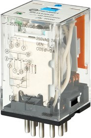 Releon Универсальное реле; 2 перекидных контакта 10А (= 24В DC) 8 штырьковый разъем RP612902405