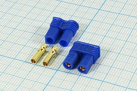 Гнездо силового питания EC2 на два контакта, 15А; №12905 гн пит EC\ 2C\\каб\\EC2-F\