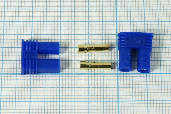 Гнездо силового питания EC2 на два контакта, 15А; №12905 гн пит EC\ 2C\\каб\\EC2-F\