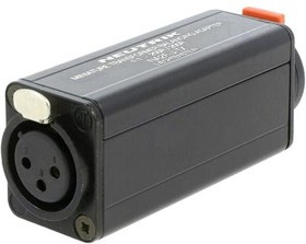 NA2F-J-TX, XLR Connectors 3P F XLR - RCA F 1:2 ADAP DI IMPEDANCE