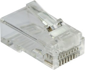 Коннектор RJ45 тип EZ 8P8C UTP Cat.6 универсальный 100шт. LAN-EZ45-8P8C/U6-100