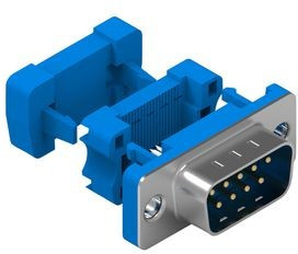 D-Sub connector, 9 pole, standard, straight, IDC connection, 618009221823
