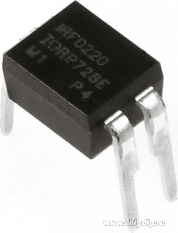 IRFD220PBF, Trans MOSFET N-CH 200V 0.8A 4-Pin HVMDIP IRFD220PBF, Trans MOSFET N-CH 200V 0.8A 4-Pin HVMDIP