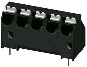 SPTA-THR 1,5/ 5-5,08 R44, Клеммная колодка типа провод к плате, 5.08 мм, 5 вывод(-ов), 16 AWG, 1.5 мм², Вставной
