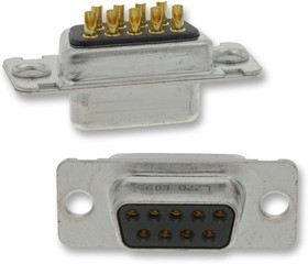 L77DE09S, Разъем D Sub, DB9, Standard, Гнездо, Серия SD, 9 контакт(-ов), DE, Solder Cup