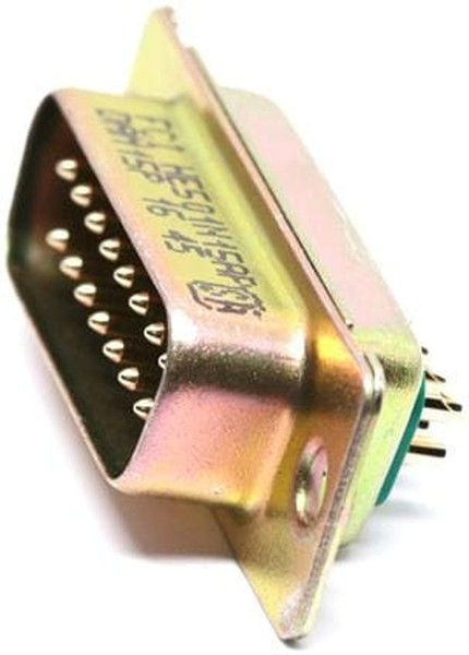 DAM15P, DM 15 Way Cable Mount D-sub Connector Plug, 2.74mm Pitch