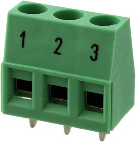 1889851, Fixed Terminal Blocks 5mm 3P FIXED 1-3 LEFT TO RIGHT