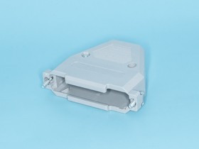 DP-37C, Корпус разъема D-SUB 37 контактов, серый, тип 2