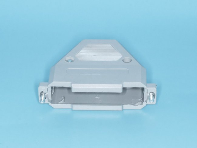 DP-37C, Корпус разъема D-SUB 37 контактов, серый, тип 2