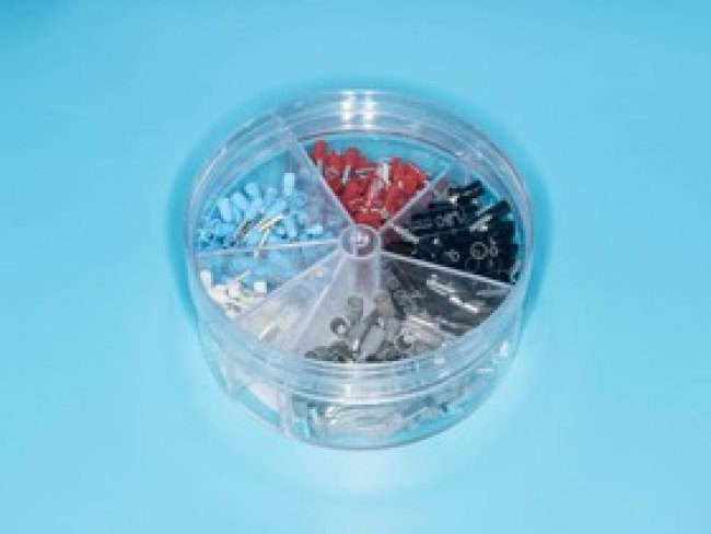 TIC-TB-5-400, Набор наконечников 8мм, на провод 0,5-0,75-1,0-1,5-2,5мм, изолированные, 400 шт. в упаковке TIC-TB-5-400, Набор наконечников 8мм, на провод 0,5-0,75-1,0-1,5-2,5мм, изолированные, 400 шт. в упаковке
