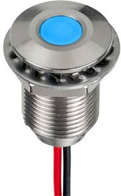 Q10F5SXXB24E, LED Indicator, Rear Epoxy Wire, Fixed, Blue, DC, 24V