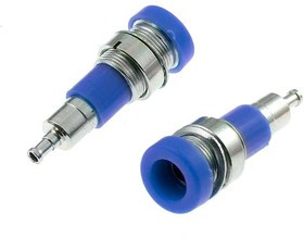 Z010 4mm panel jack BLUE
