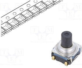 KSC623JLFG, Микропереключатель TACT, SPST-NO, Пол: 2, 0,05A/32ВDC, SMT, нет