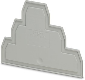Крышка концевая D-UT 2,5-3L /2,2mm, для винтовых клемм UT 2,5-3.., серая