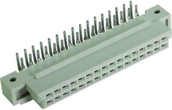 09272326801, Conn Backplane SKT 32 POS 2.54mm Solder RA Thru-Hole