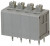TBL006V-500-04GY-2GY, Fixed Terminal Blocks Terminal block, screwless, 5.00, Vertical, 4, Gray w Gray Button
