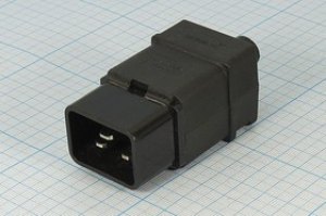 Разъем питания AC вилка C20,250 B, 16 A, на кабель,AC-201