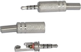 SZC-0145 / NP-145 3.5mm 4pin, Разъём аудио -0145/NP-145 3.5 мм 4pin, металлический SZC-0145 / NP-145 3.5mm 4pin, Разъём аудио -0145/NP-145 3.5 мм 4pin, металлический