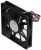 08015SS-24N-AT-00, DC Fans DC Tubeaxial Fan, 80x80x15mm, 24VDC, 33.9CFM, Rib Mount, Sleeve, 3 Wire, Tach