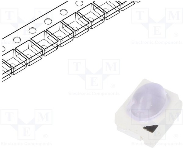 RF-P43D6-IPN-FT, ИК-передатчик, 930-940нм, SMD, Разм: 4,3x3,5x3,85мм, 50мА, 65мВт