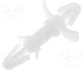 FIX-LCB-10, Дистанц PCB, полиамид, Дл: 10мм, защелка / защелка, UL94V-2