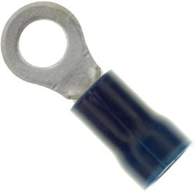328527, TERMINAL, RING TONGUE, #8, CRIMP, BLUE 328527, TERMINAL, RING TONGUE, #8, CRIMP, BLUE