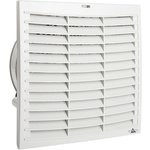 11874.0-00, Решетка, пластмасса, Отв: 291x291мм, D: 50мм, IP54, 1кг, UL94V-0