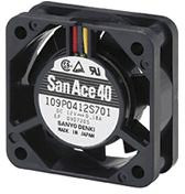 109P0412M701, Axial Fan DC Ball 40x40x15mm 12V 9m³/h