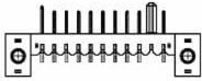 6123738-7, Power to the Board PLG ASY 10POS. 2.5MM PITCH BATTERY CON