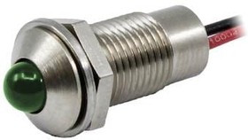 CCLB-1-3047-9923-I, LED Panel Mount Indicators LED PMI Green 28V IP67