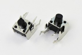 Тактовая кнопка, 7.4x 6.2x13, контакты 2P+2Pкорпус, TC-0202