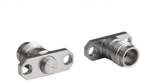 RFSMAA2JEGACDD, RF Connectors / Coaxial Connectors SMA Straight Jack 2 Hole Flange RF Connector Ext PTFE 3.2mm