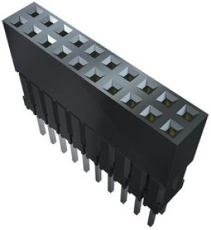 ESQ-125-38-G-D, PC / 104 Connectors Elevated Socket Strip, 0.100" Pitch