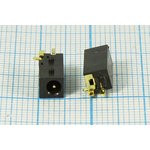 Разъем питания DC розетка, d0.7 D2.5, 3C, на плату, SMD, угловой, DC-063