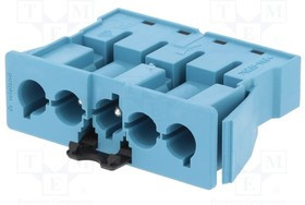 92.052.8658.0, Разъем: разъемный клеммник, самозажимная клемма, "папа", GST18