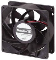 9GV1512H502, Вентилятор: DC; осевой; 12ВDC; 150x150x50мм; 512,4куб.м/ч; 61дБА