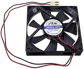 JF0815B1H-R, вентилятор 12В 80х80х15мм подшипник качения