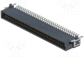154720 / 154720-E, SMC Series Straight Surface Mount PCB Socket, 68-Contact, 2-Row, 1.27mm Pitch, Solder Termination 154720 / 154720-E, SMC Series Straight Surface Mount PCB Socket, 68-Contact, 2-Row, 1.27mm Pitch, Solder Termination