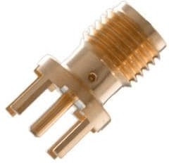 142-0701-231, RF Connectors / Coaxial Connectors PC JCK .11" LEGS GLD