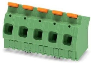 1333873, Conn PC Terminal Block 5 POS 15mm Solder Thru-Hole 76A Cardboard