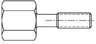 5552657-1, D-Sub Tools &amp; Hardware SCREW MTG HEX HD