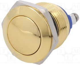 V19-10B-G, Переключатель: антивандальный, Пол: 2, SPST-NO, 2A/36ВDC, IP65