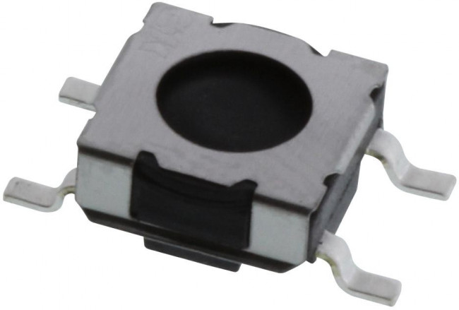 KT11B0SM34LFS, Tactile Switches Flush Silv Gwing