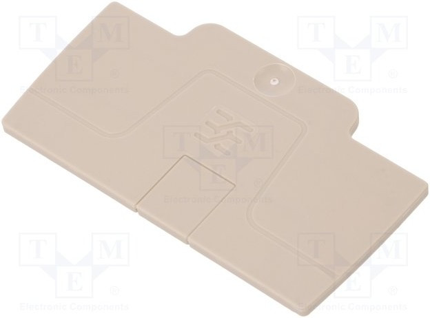 AEP 2C 4, Концевая планка, бесцветный, Применение: серия A