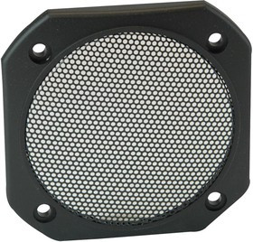 GRILLE 8ES, Black Square Speaker Grill, 8cm