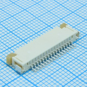 522071660, Разъем FFC/FPC 16 контактов шаг 1мм угловой SMD лента на катушке