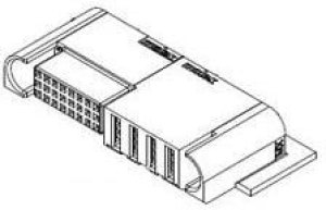 46436-3001, Power to the Board TEN60 RA RECPT ASSY 46436-3001, Power to the Board TEN60 RA RECPT ASSY
